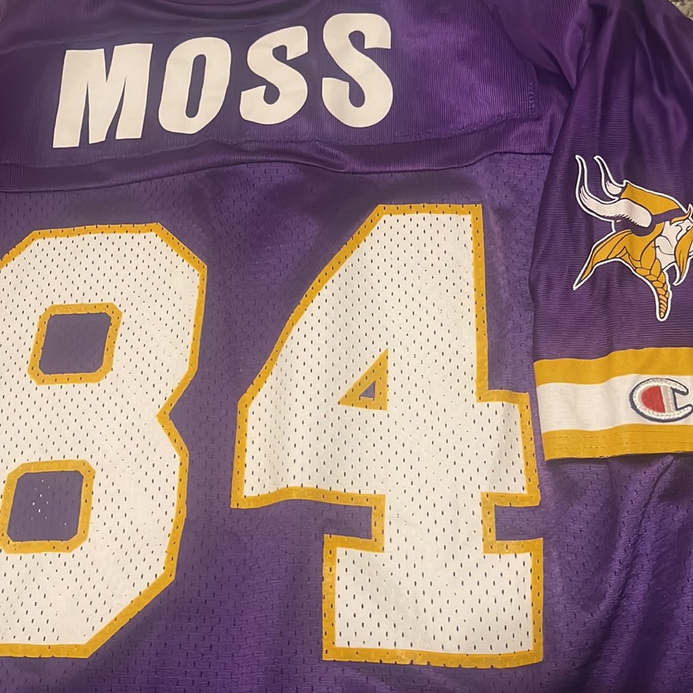 Randy Moss Vikings Champion Jersey 🏈🖐🏽🔥